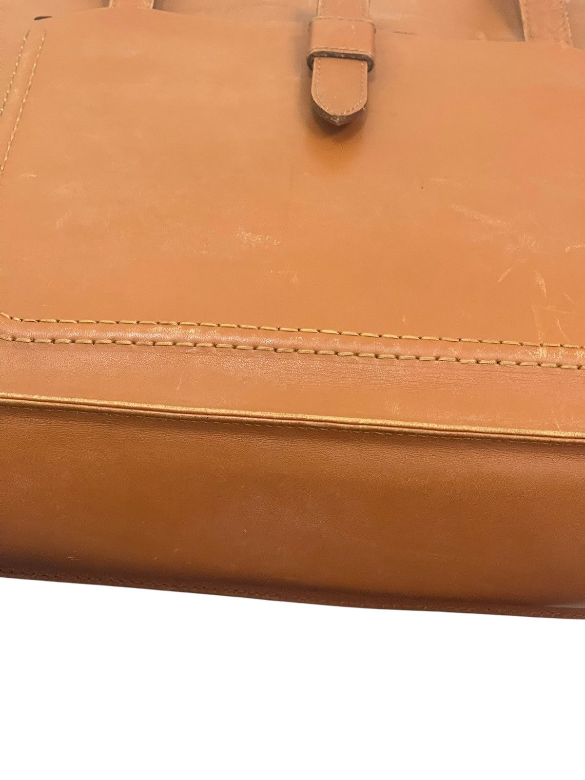 Leather Full Leather Patina Vtg Unknown Japan Shoulder Bag 1🟩3 Size ONE SIZE - 7 Thumbnail