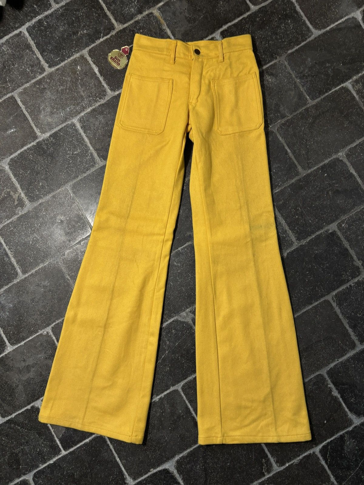 Wrangler 1970s Wrangler Blue Bell Bottoms True Vintage Wool Trouser Size 26" / US 2 / IT 38 - 16 Thumbnail