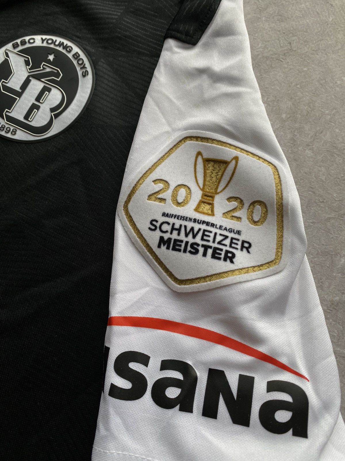 Nike Nike BSC Young Boys 2020-21 Schweizer Meister Soccer Jersey Size US L / EU 52-54 / 3 - 5 Thumbnail