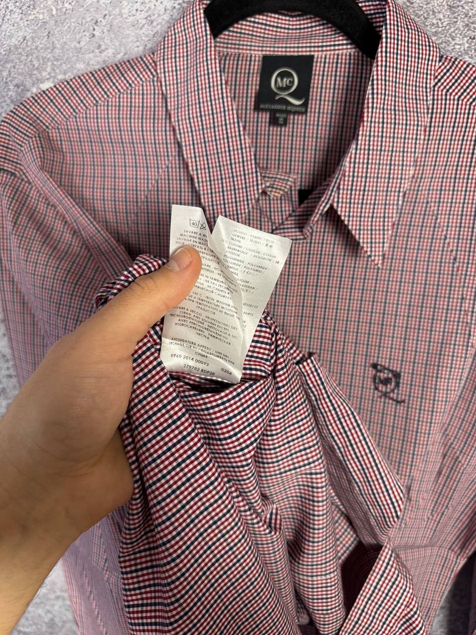 Alexander McQueen × MCQ × McQ Alexander McQueen Vintage 2008 MCQ Alexander McQueen Check Shirt Oldmoney Size US L / EU 52-54 / 3 - 15 Thumbnail