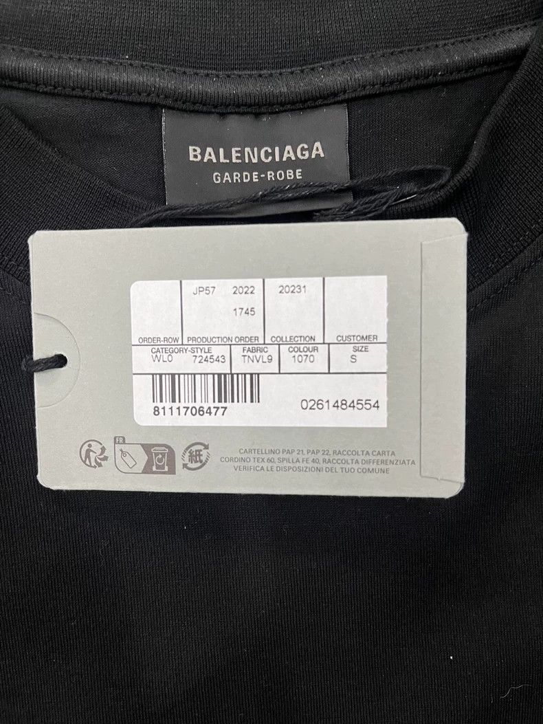 Balenciaga Balenciaga SS23 Letter Logo Geometric Print Crew Neck T-Shi Size US S / EU 44-46 / 1 - 3 Thumbnail