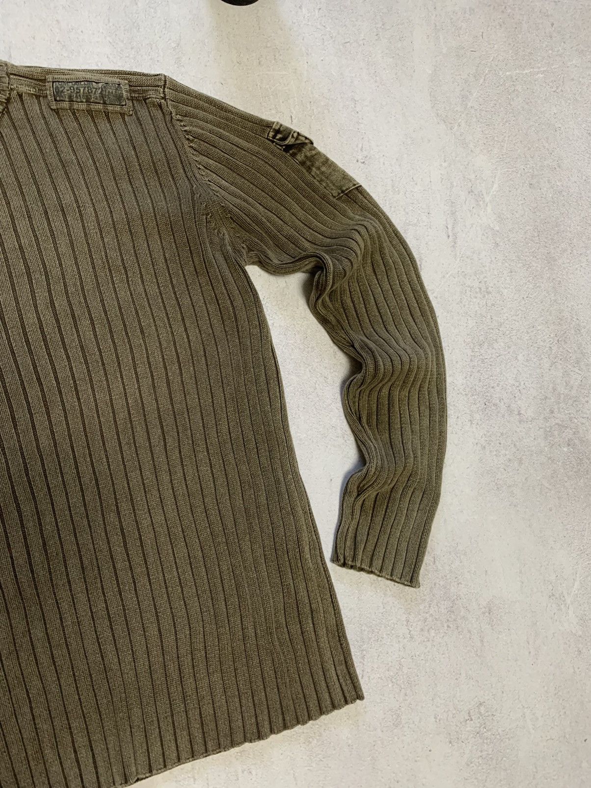 If Six Was Nine × Japanese Brand Vintage Avant-garde Sweater Knit Baggy Brown Y2K Sick 90s Size US M / EU 48-50 / 2 - 3 Thumbnail
