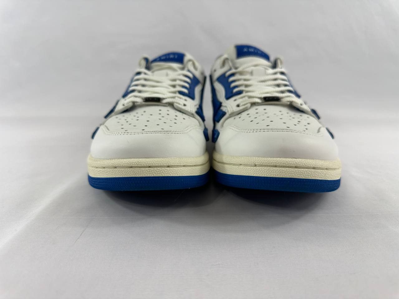 Amiri Amiri Skel Top Low 'White Blue' Sneakers Size US 12 / EU 45 - 4 Thumbnail