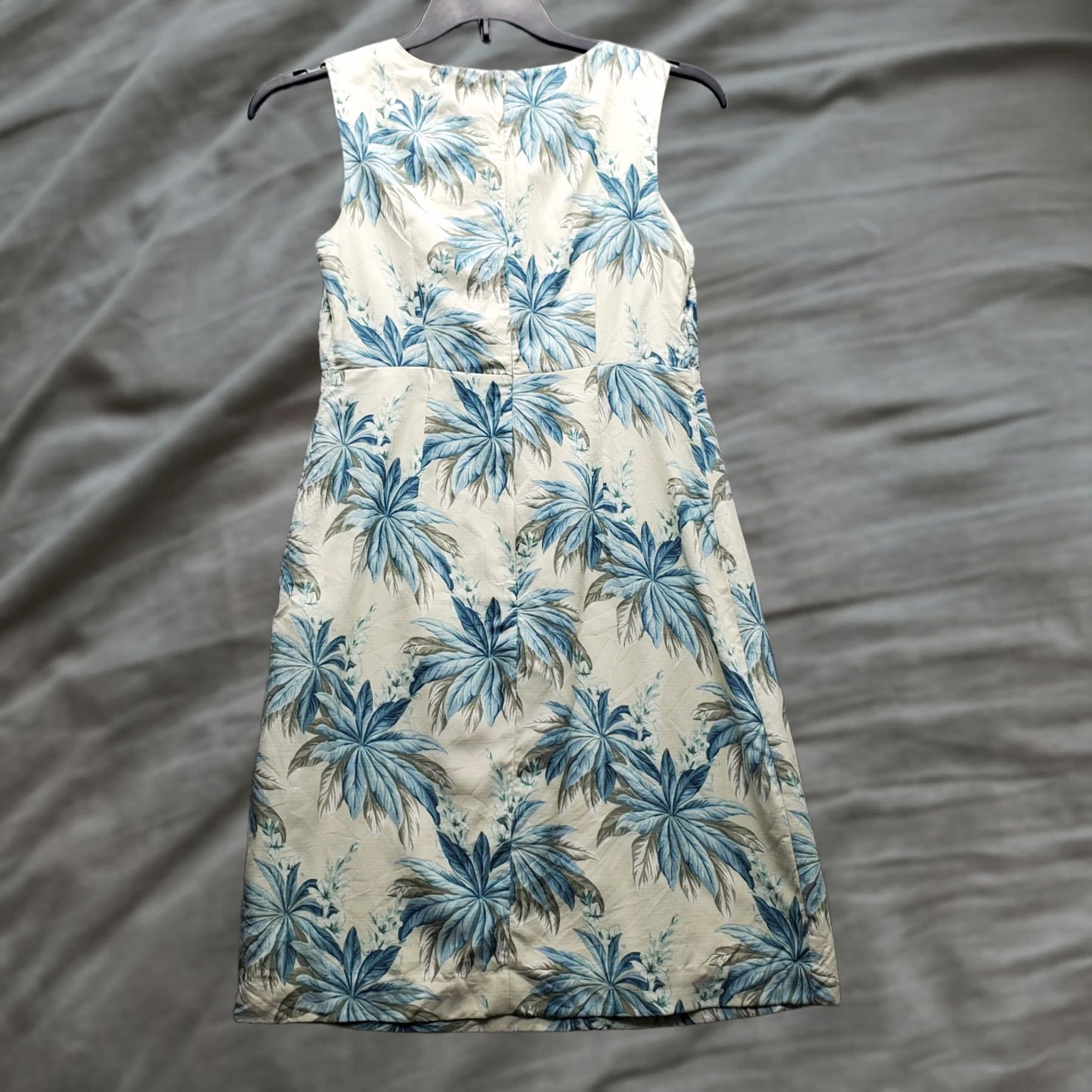 Tommy Bahama Tommy Bahama Shift Dress Womens 4 Multicolor Tropical Silk Lined Square Neck Back Zip Dress Size S / US 4 / IT 40 - 1 Thumbnail