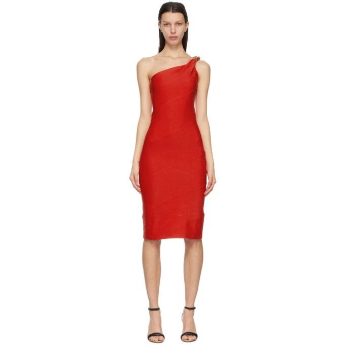 Givenchy o1y0925 Midi Dress in Red Size XS / US 0-2 / IT 36-38 - 1 Thumbnail