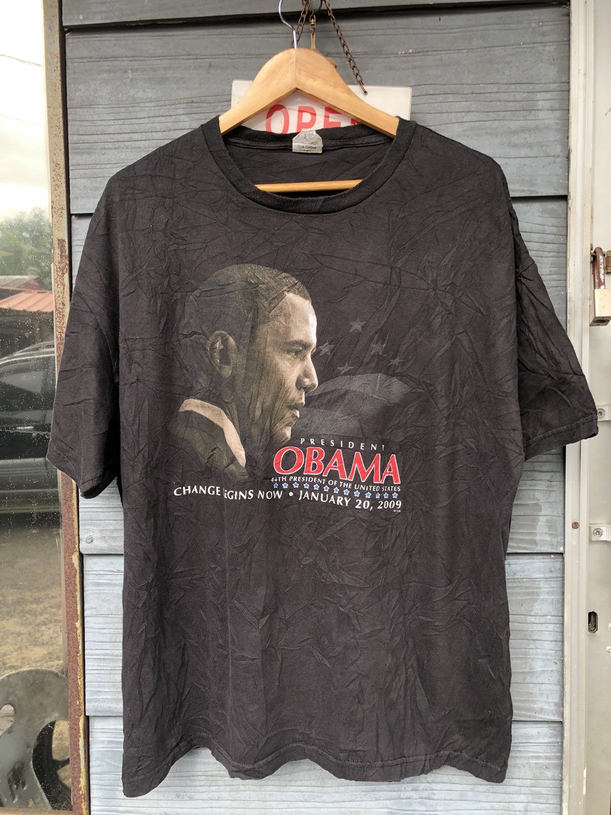 Vintage 🔥Vintage Y2K🔥President Obama Photo Tee Size US XL / EU 56 / 4 - 1 Thumbnail