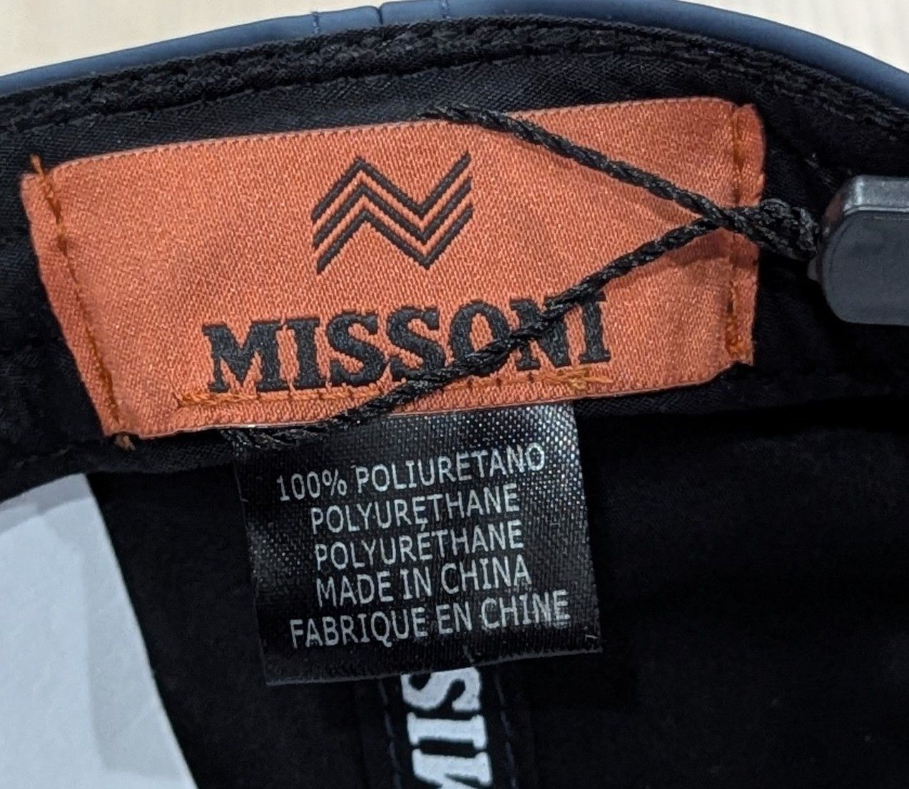 Missoni MISSONI Logo Baseball Cap Hat Navy One Size Size ONE SIZE - 5 Thumbnail