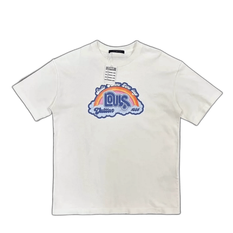 Louis Vuitton Louis Vuitton Rainbow Logo Short Sleeve TShirt-2506 Size US M / EU 48-50 / 2 - 1 Thumbnail
