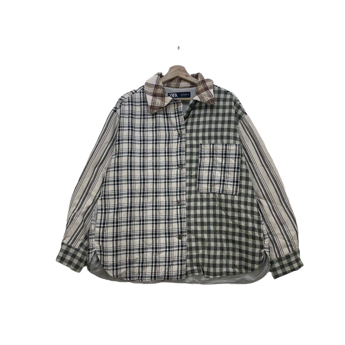 Zara Zara Light Jacket Paacthwork Style Size US M / EU 48-50 / 2 - 1 Thumbnail