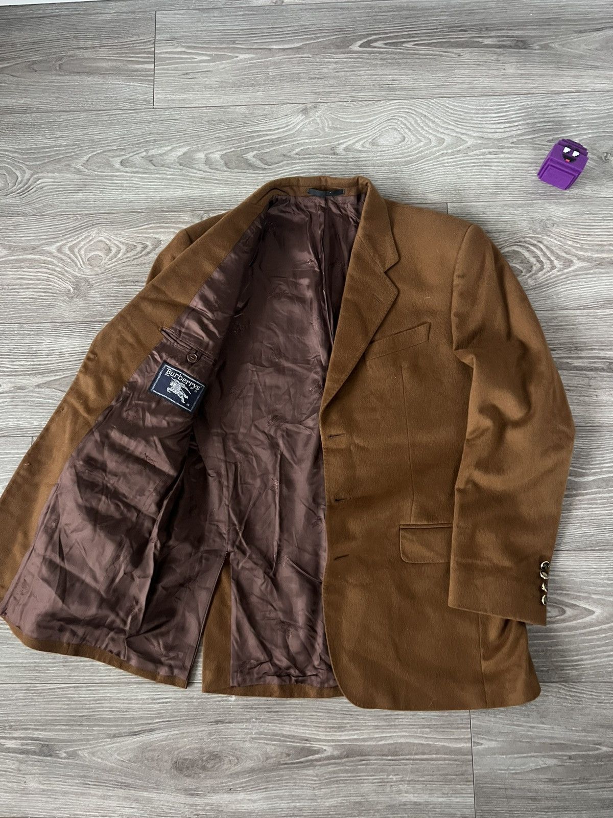 Burberry Very Rare Burberry Luxury Cashmere & Wool Exclusive Blazer Size 44R - 4 Thumbnail