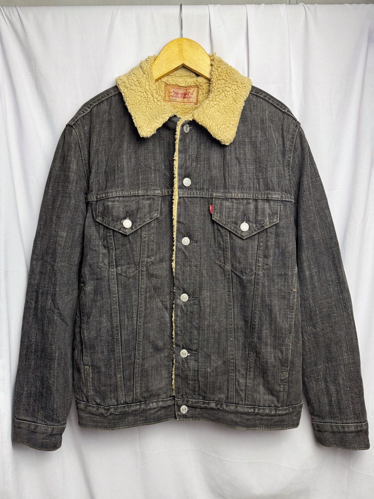Levi's × Levi's Vintage Clothing Levis 90s Jacket Sherpa Size US L / EU 52-54 / 3 - 2 Thumbnail