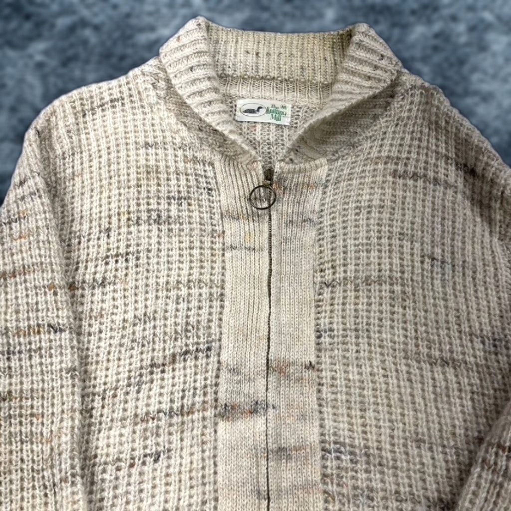 Vintage VINTAGE Winona Knitting Mills Sweater Cardigan Mens Medium Zip Grandpa Lebowski Size US M / EU 48-50 / 2 - 1 Thumbnail
