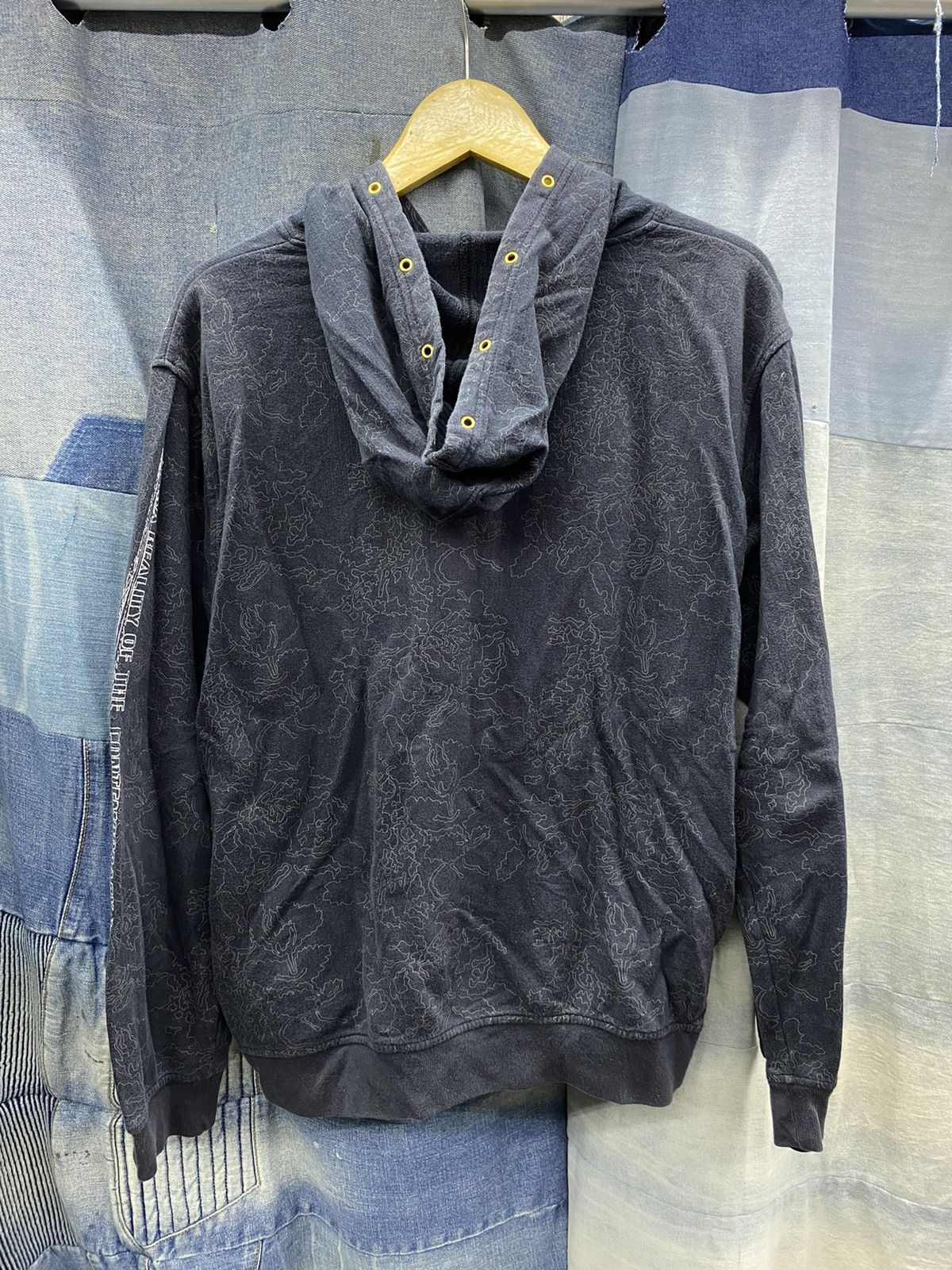 14th Addiction × Japanese Brand × KMRii poem impala zip hoodie print y2k gothic style Size US L / EU 52-54 / 3 - 6 Thumbnail