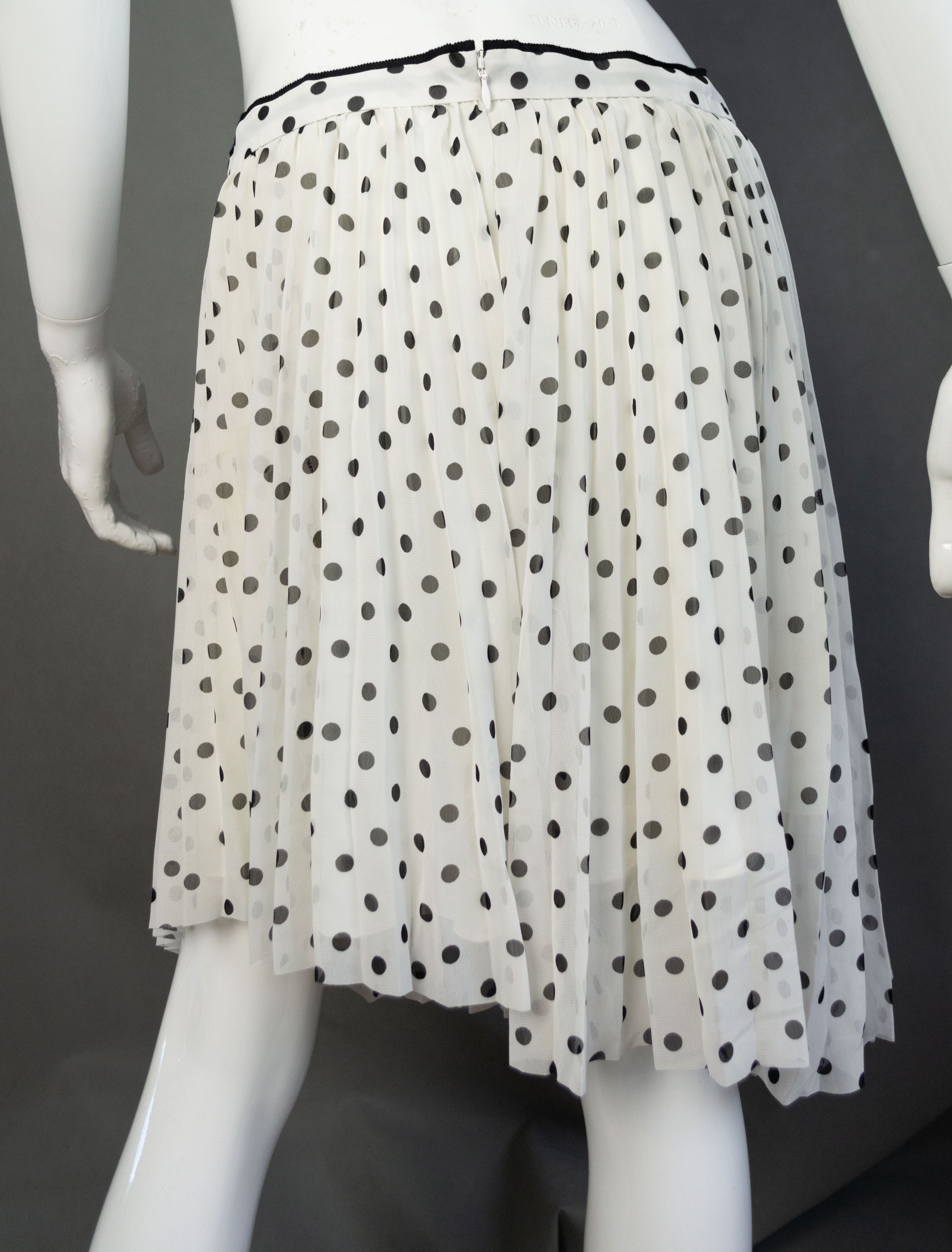Allsaints ALLSAINTS WHITE SKIRT DOTS Size 30" / US 8 / IT 44 - 3 Thumbnail