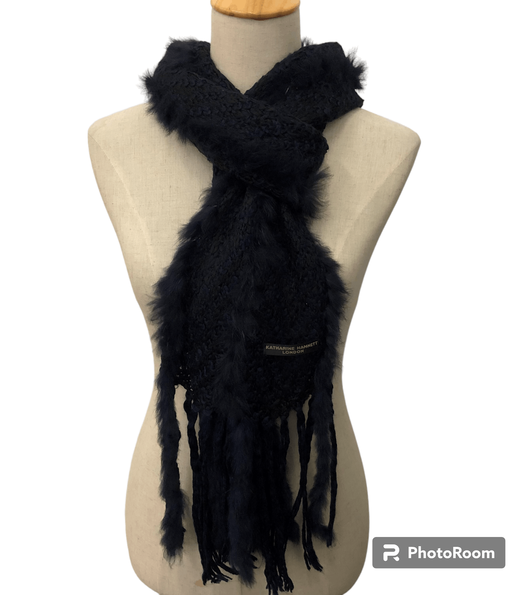 Katharine Hamnett London Katharine Hamnett London Scarf Muffler Wool V1022 Size ONE SIZE - 1 Thumbnail