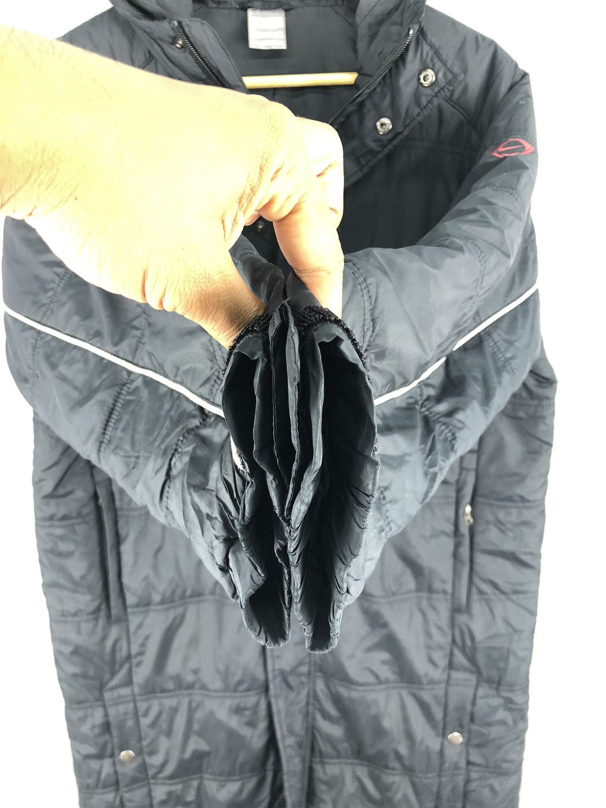 Nike × Vintage Vintage Y2K Nike Swoosh Logo Parka Puffer Jacket Size US S / EU 44-46 / 1 - 4 Thumbnail