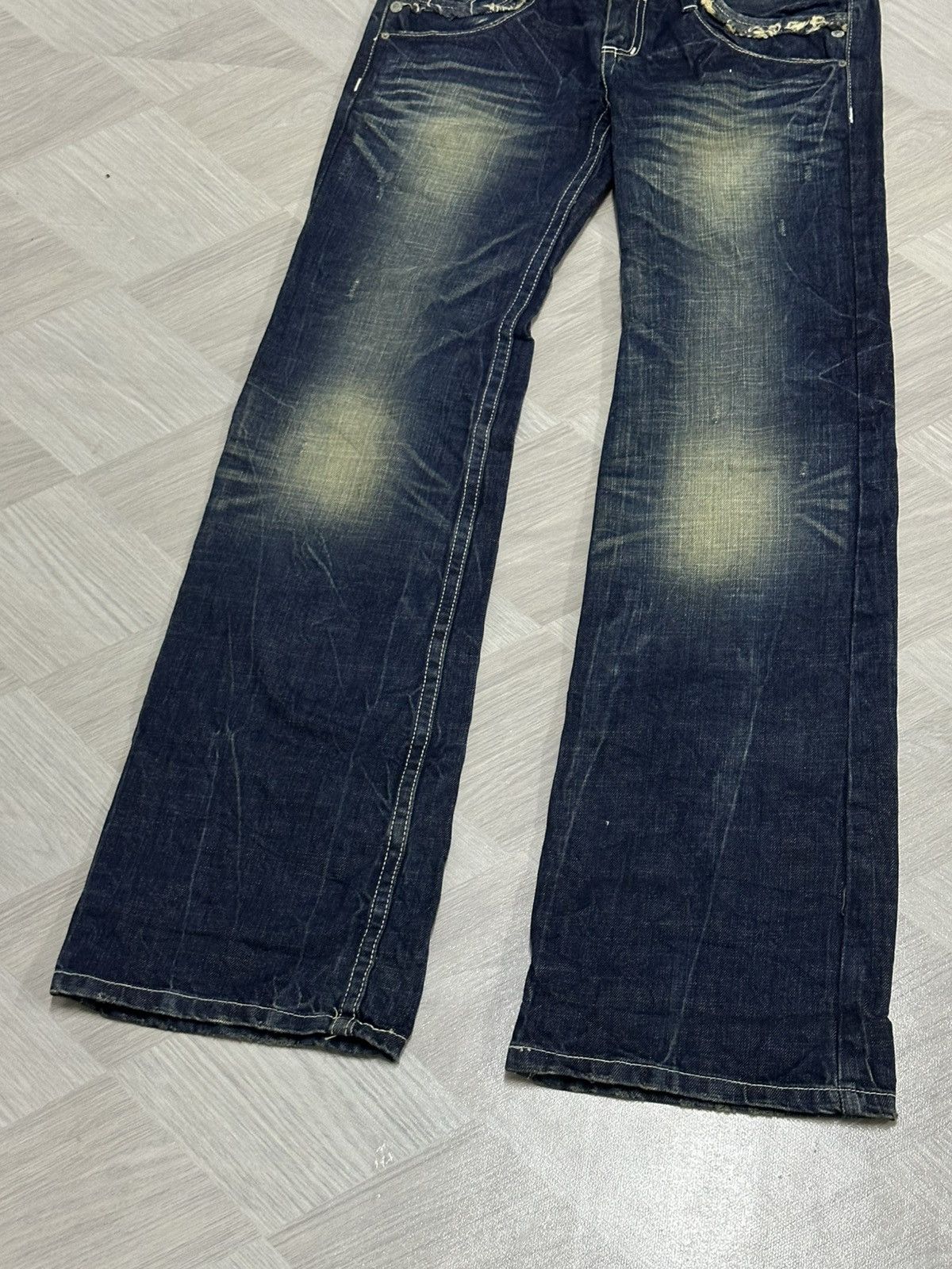 If Six Was Nine Vintage Y2K Red Pepper Denim Acid Wash Pant Size US 29 - 4 Thumbnail