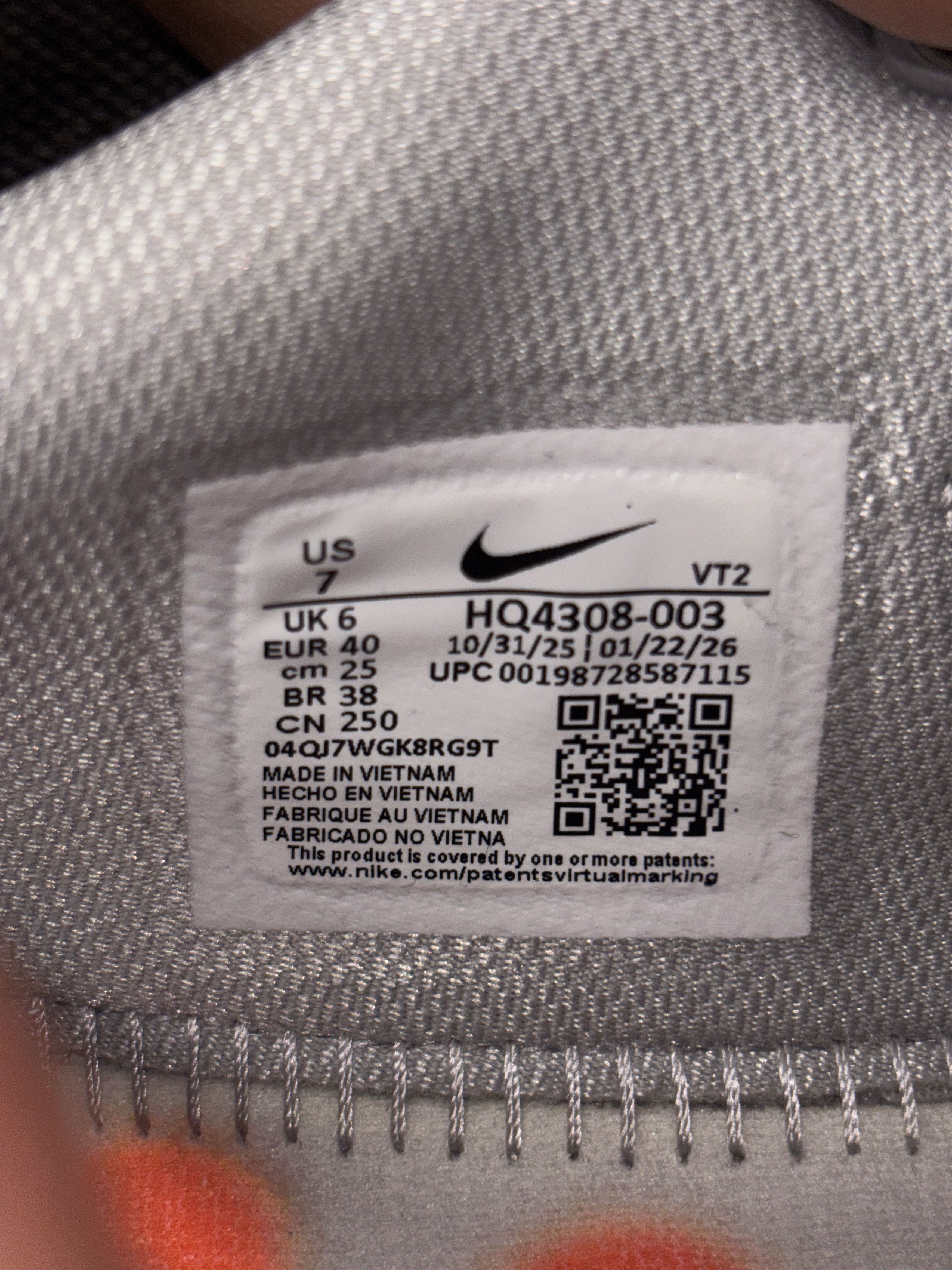 Nike Nike Mind 002 Light Smoke Grey (2026) Men’s 7 HQ4308-003 Size US 7 / EU 40 - 18 Thumbnail