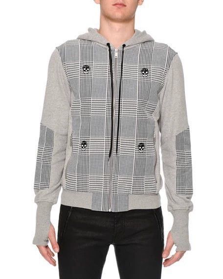 Alexander McQueen Multi Checkered Zip-Up Hooded Sweatshirt Size US XXS / EU 40 - 8 Thumbnail