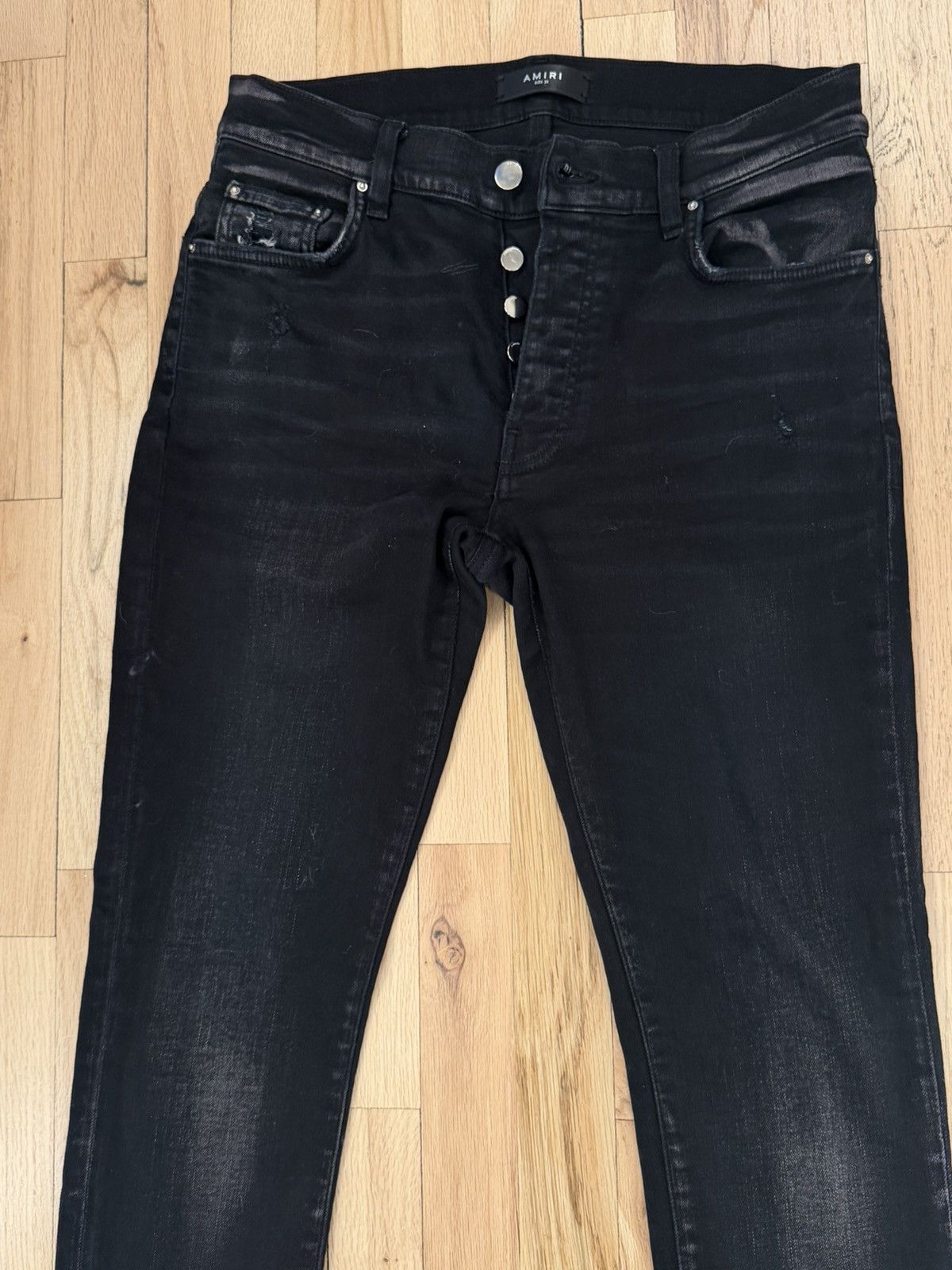 Amiri Black Amiri Jean Size US 31 - 8 Thumbnail