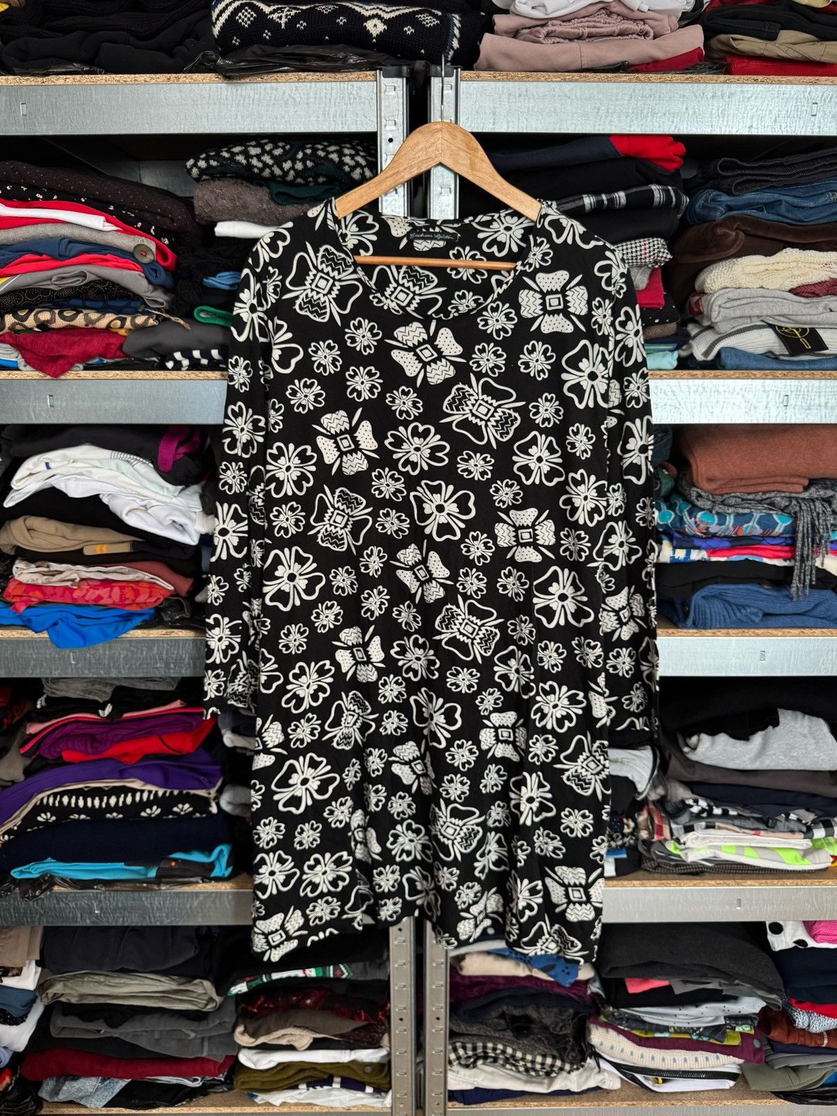Gudrun Sjoden Gudrun Sjoden Floral Tunic Dress Long Sleeve Shirt Size M Size M / US 6-8 / IT 42-44 - 1 Thumbnail