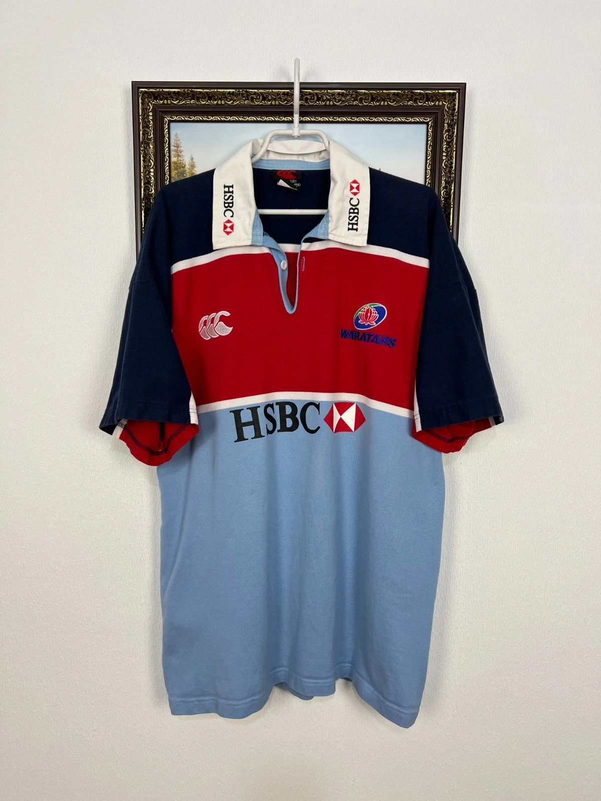 Canterbury of New Zealand Vintage Canterbury NSW Waratahs Rugby Union Jersey Shirt Size US XL / EU 56 / 4 - 1 Thumbnail
