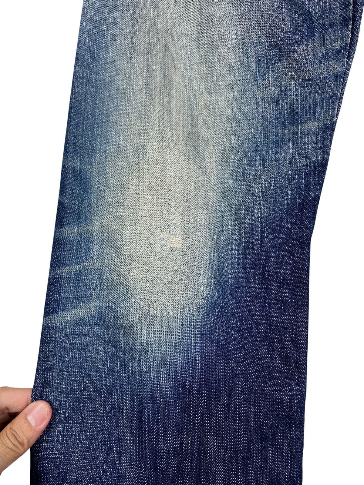 Marithe + Francois Girbaud Marithé François Girbaud Crossed Red Enamel Tape Denim Jeans Size US 30 / EU 46 - 15 Thumbnail