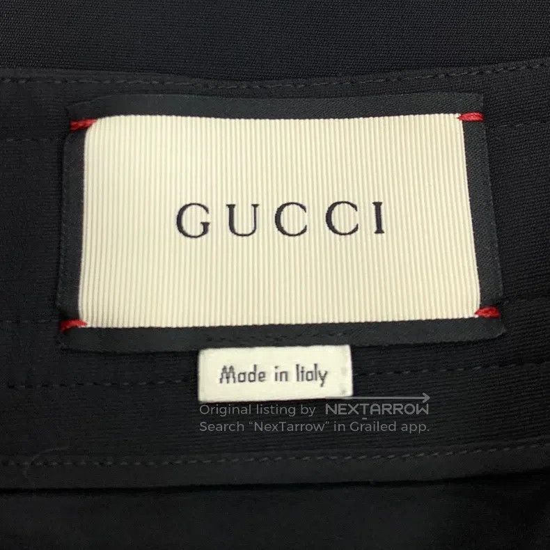 Gucci gucci Black woollen side single-breasted pearl buckle casu Size 25" / US 0 / IT 36 - 5 Thumbnail