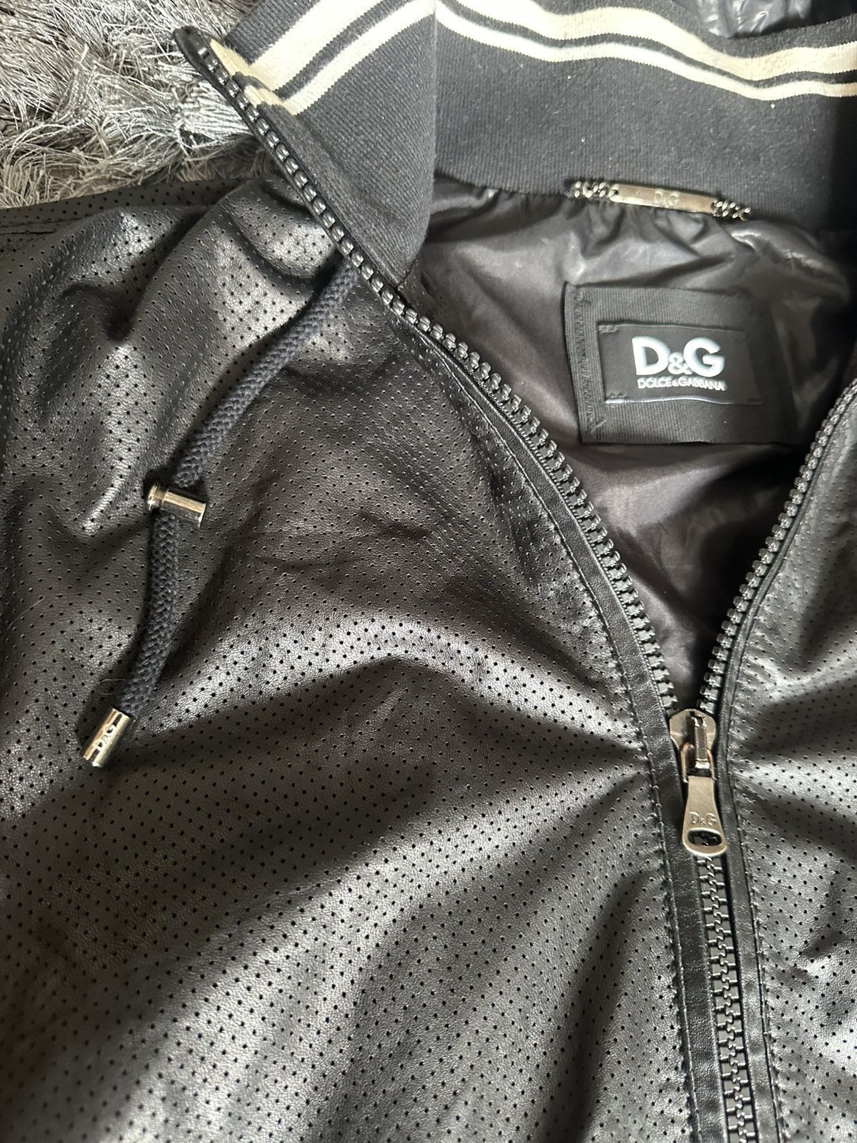 Dolce & Gabbana **RARE** Dolce & Gabbana Black and White Striped Jacket Size US S / EU 44-46 / 1 - 3 Thumbnail