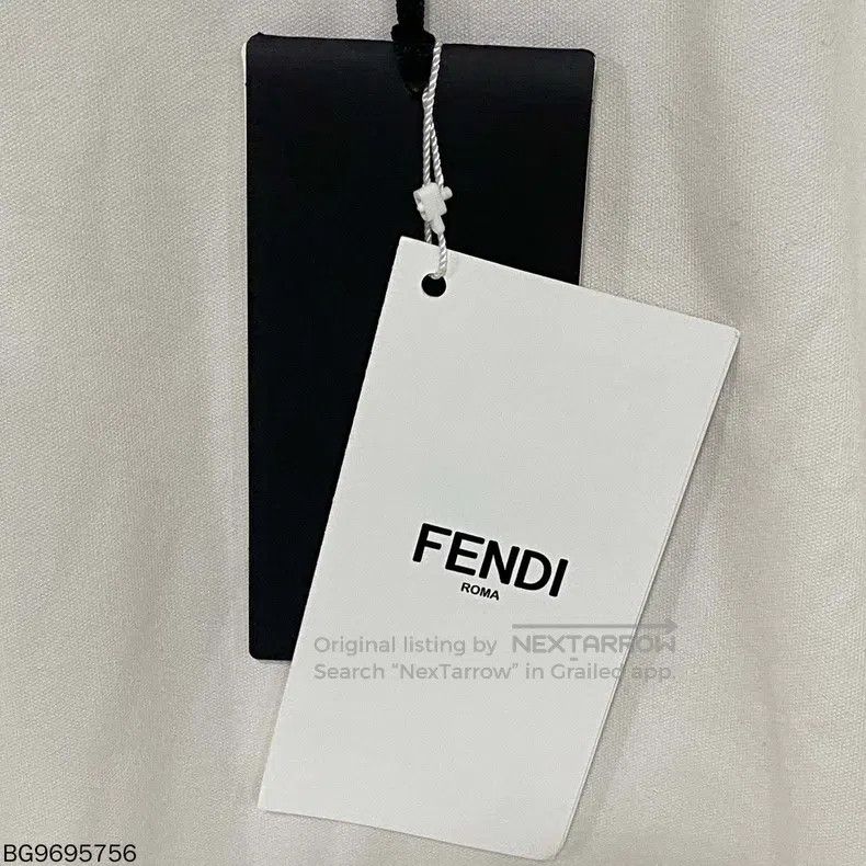Fendi Fendi Short-sleeve top with double F small bag on cuff Size S / US 4 / IT 40 - 5 Thumbnail