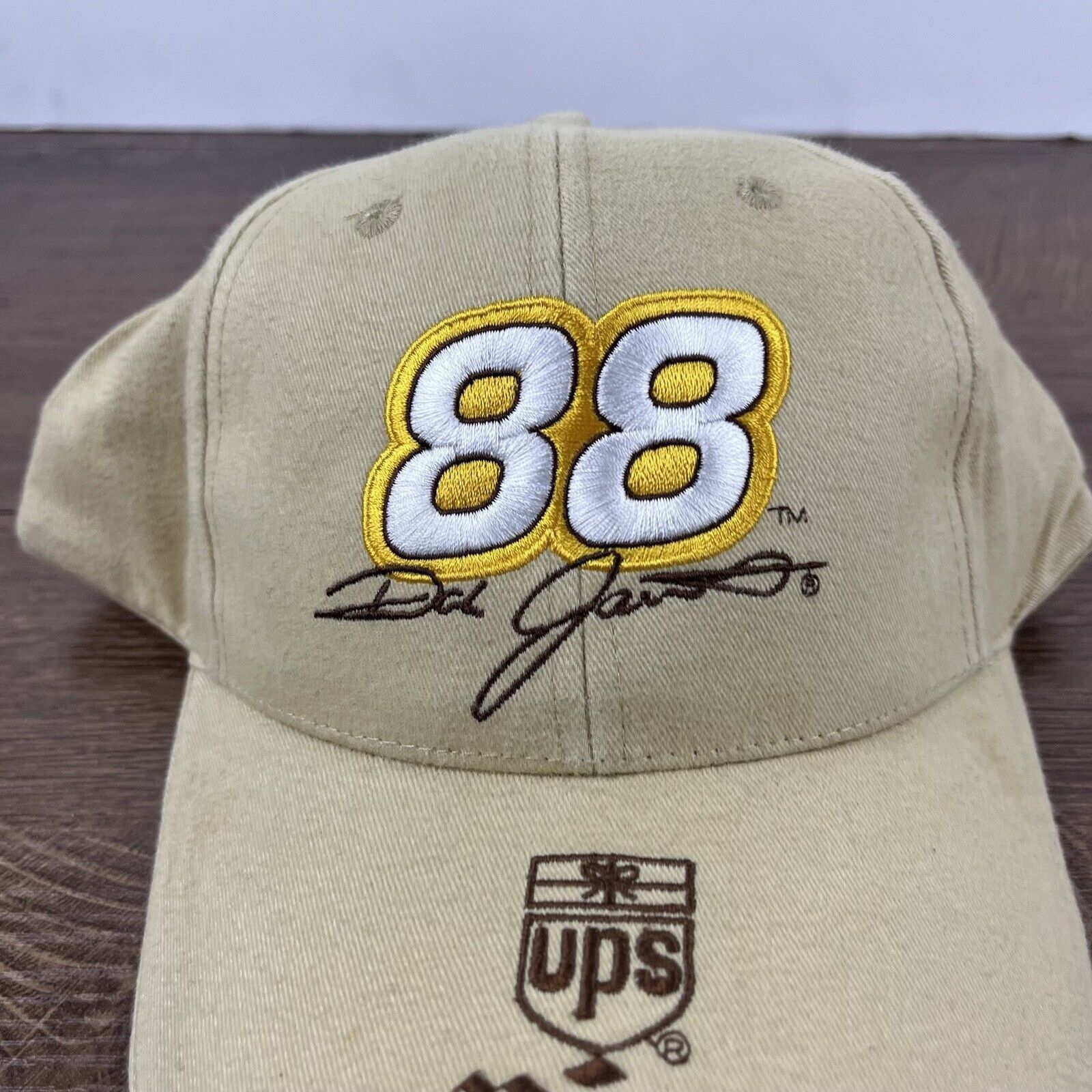 Other Jarrett 88 Car Hat NASCAR 88 Hat Brown Cap Adjustable Brown Size ONE SIZE - 6 Thumbnail