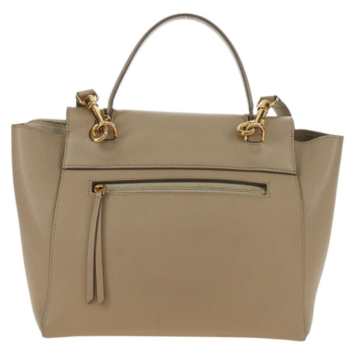 Celine Celine Leather Belt Bag Micro Handbag Beige Size ONE SIZE - 3 Thumbnail
