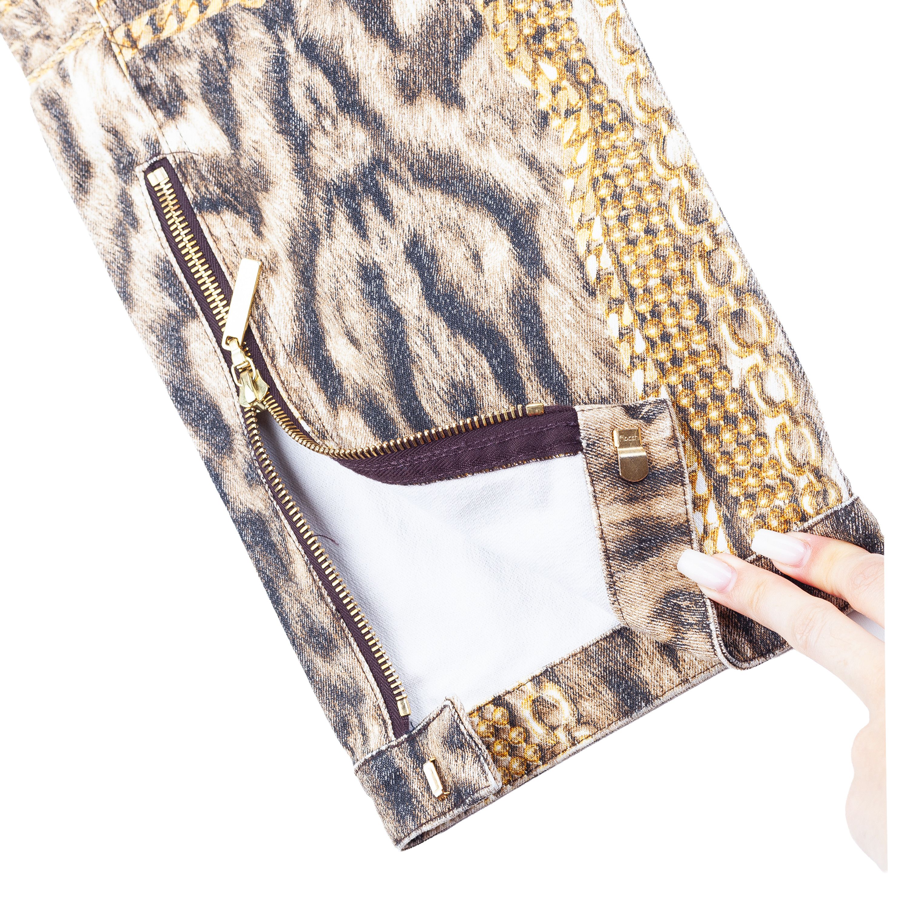 Roberto Cavalli Roberto Cavalli F/W 2003 Gold Legacy Leopard Pants Size US 26 / EU 42 - 7 Thumbnail
