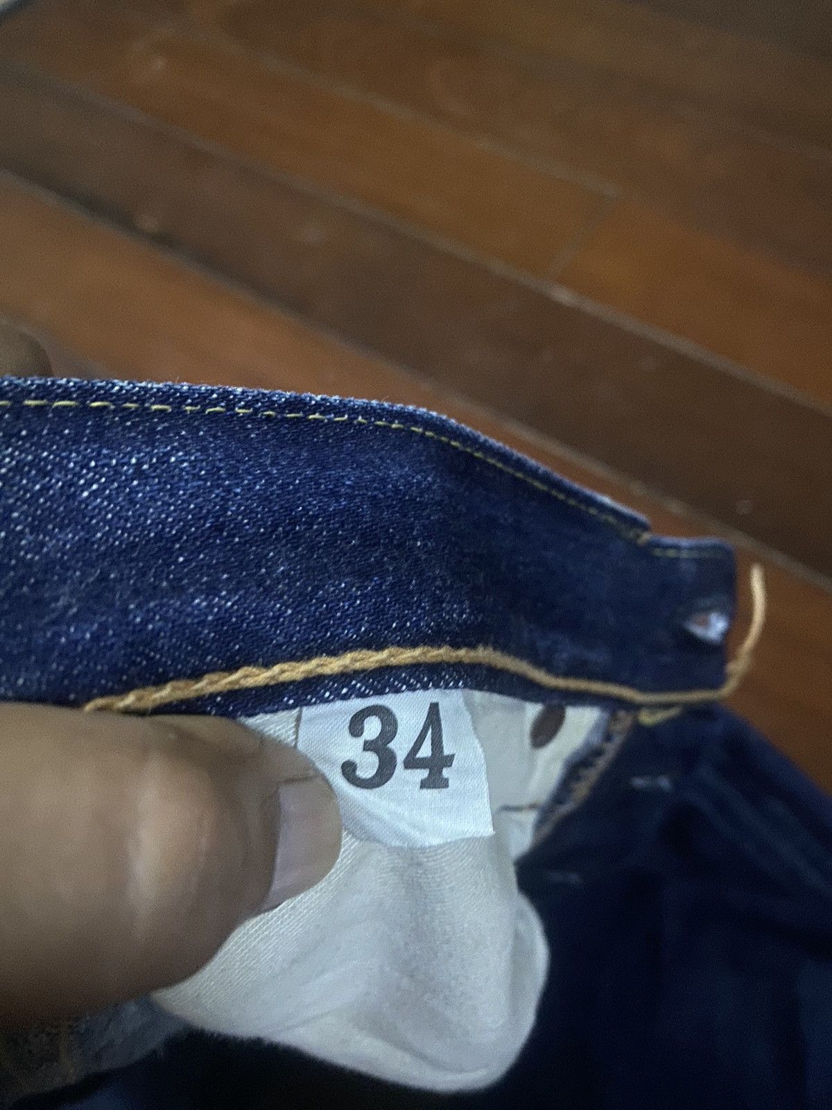 Warehouse Warehouse 1003XX Jeans Buffalo Patch Vintage Distressed B-1 Size US 34 / EU 50 - 19 Thumbnail