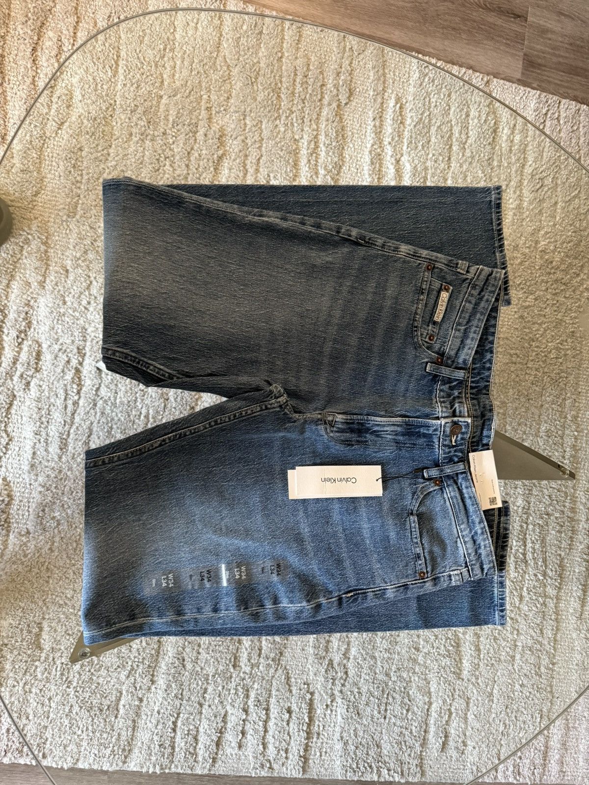 Calvin Klein Calvin Klein Men's Denim Jeans Size US 34 / EU 50 - 1 Thumbnail