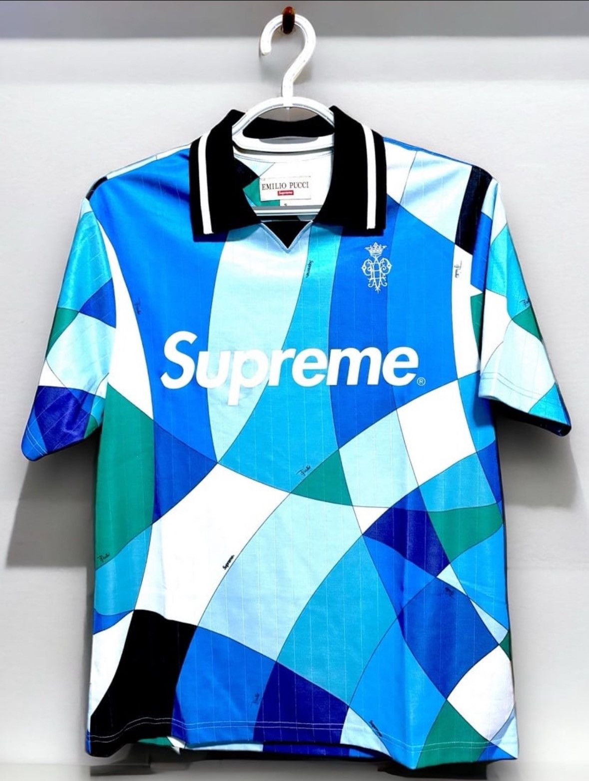 Supreme エミリオプッチ Lサイズ　サッカーユニ Jersey BLUE Supreme エミリオプッチ Lサイズ サッカーユニ Jersey BLUE Buy