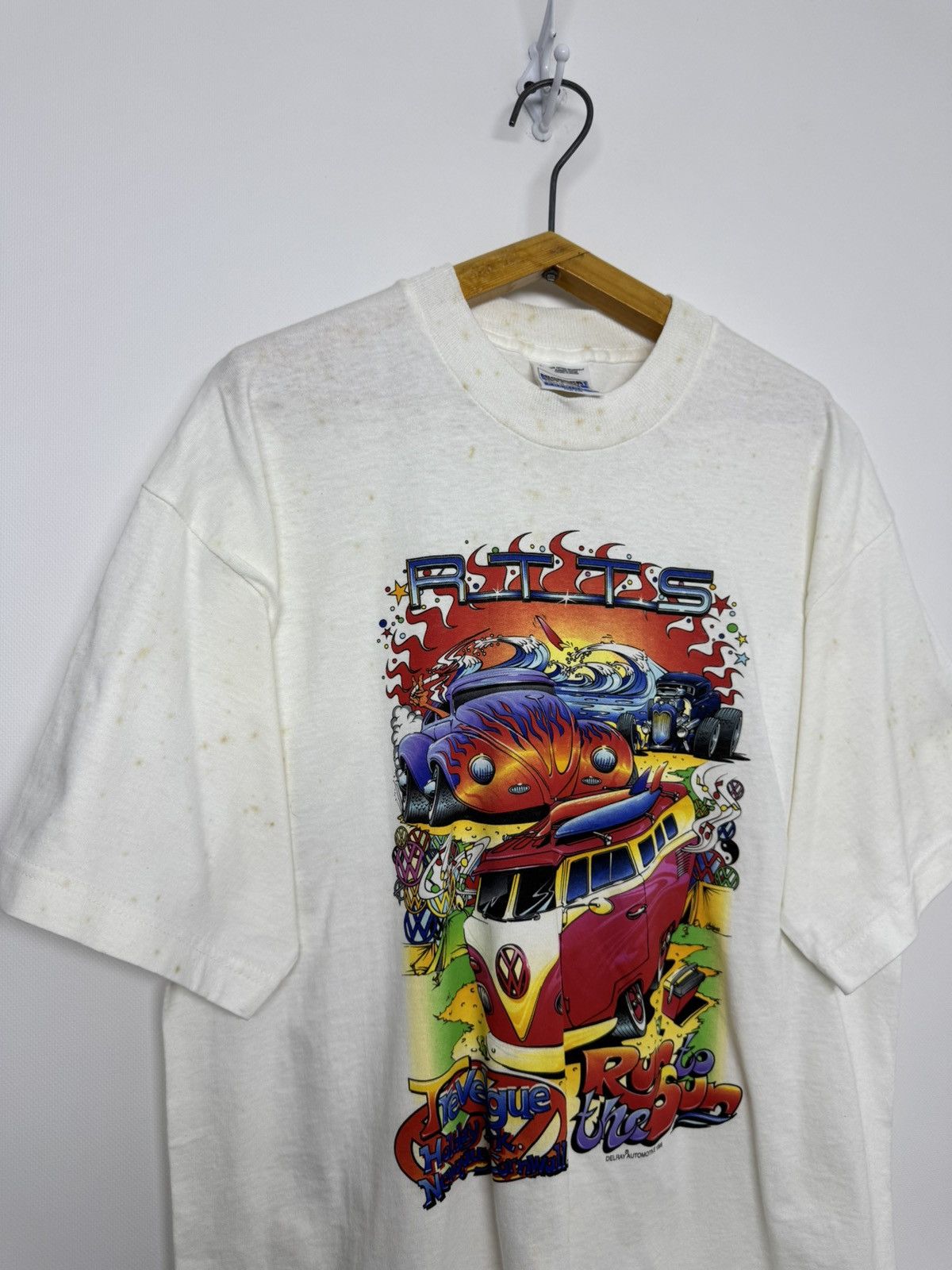 Vintage Vintage Y2k Volkswagen T-Shirt 90’s Size US L / EU 52-54 / 3 - 4 Thumbnail