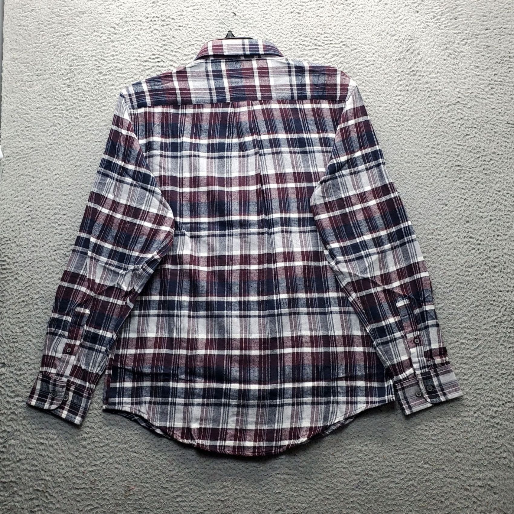 Croft & Barrow Croft & Barrow Mens Flannel Shirt Multi Plaid Long Sleeve Button-Down M Size US M / EU 48-50 / 2 - 2 Thumbnail