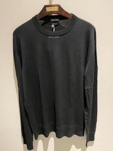 Tom Ford o1w1db10824 Roundneck Sweater in Black Size US XL / EU 56 / 4 - 1 Preview