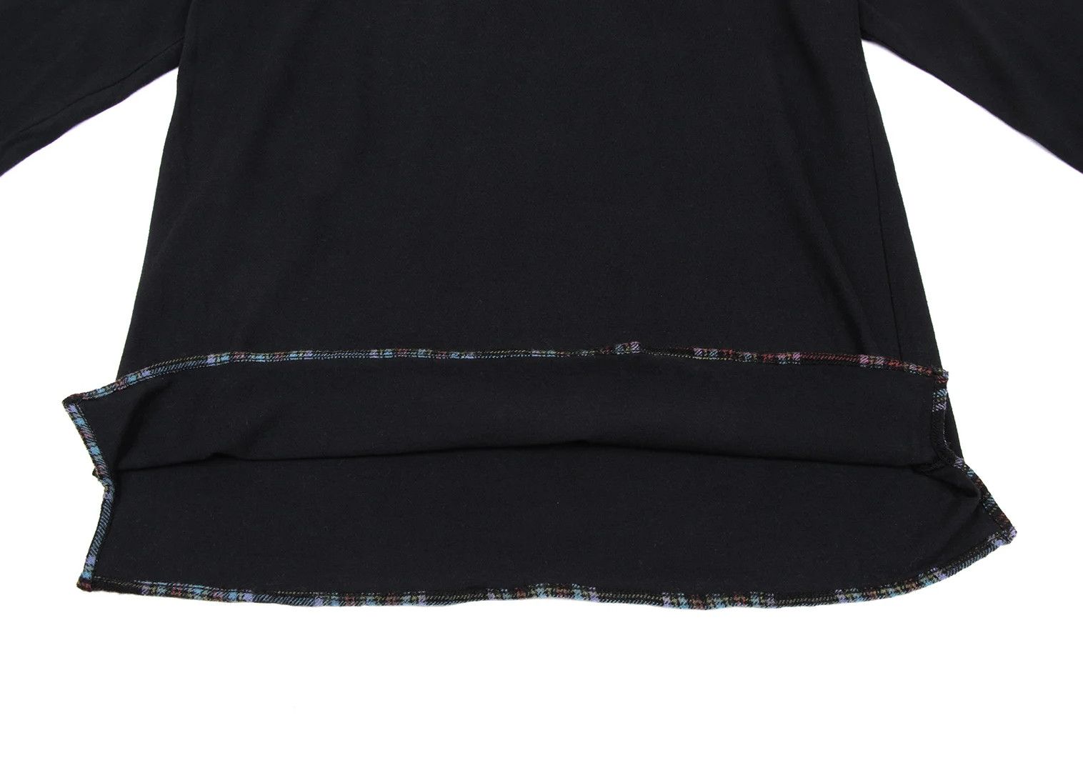 Yohji Yamamoto Yohji Yamamoto Cotton Check Trim T-Shirt Size US M / EU 48-50 / 2 - 7 Thumbnail