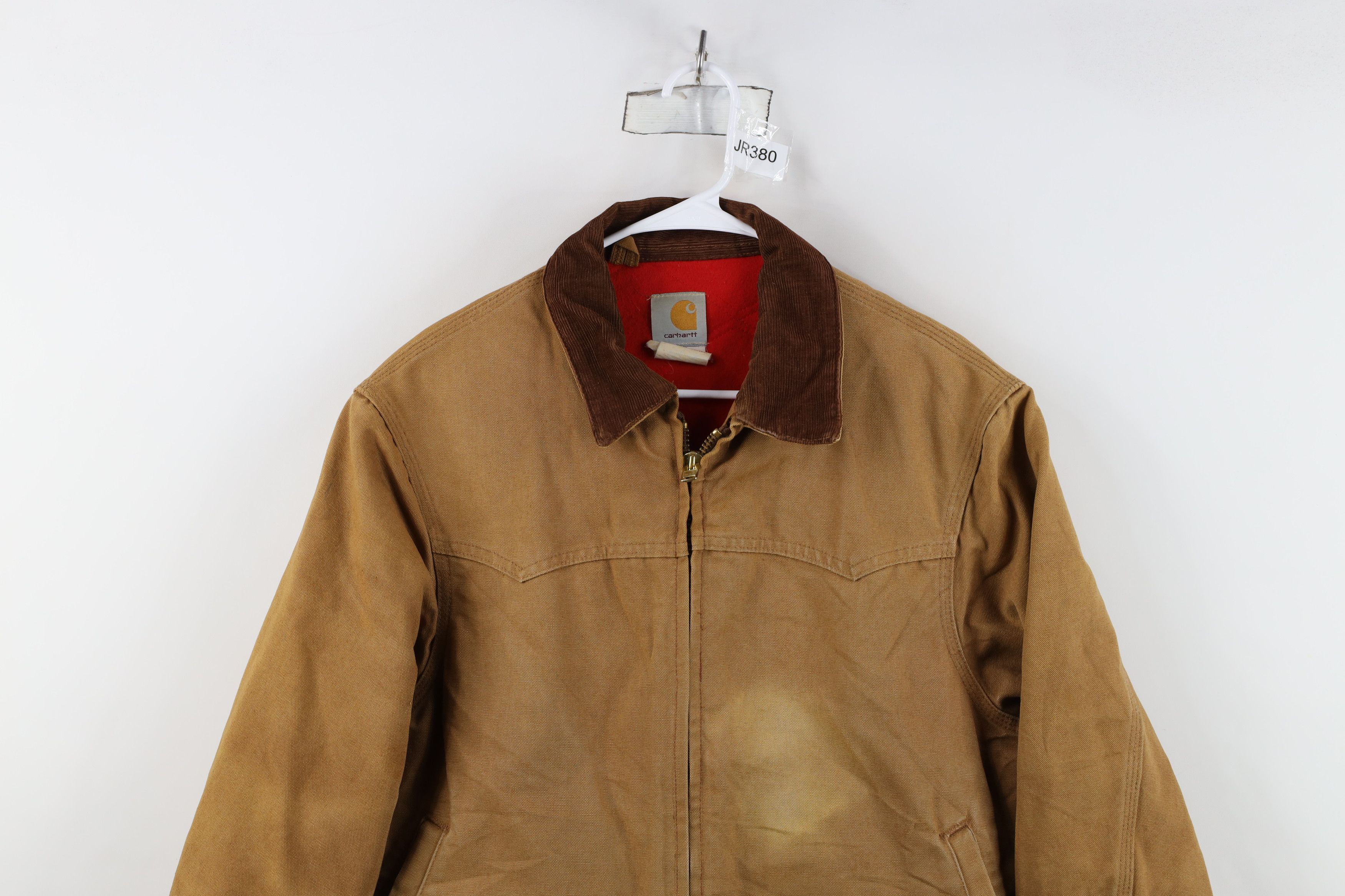 Carhartt Vintage 90s Carhartt Quilted Western Bomber Jacket Brown J13 Size US M / EU 48-50 / 2 - 2 Thumbnail