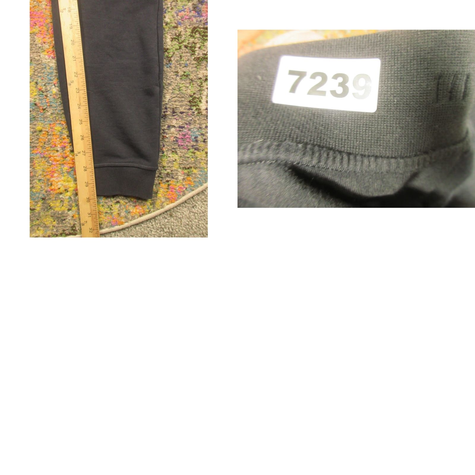 Lululemon Lululemon Women's Joggers Pants Black Solid Tapered Athletic Stretch 28x29 S All Season Fall Winter Spring Sports Athleisure Mens/Womens? Size 28" / US 6 / IT 42 - 8 Thumbnail