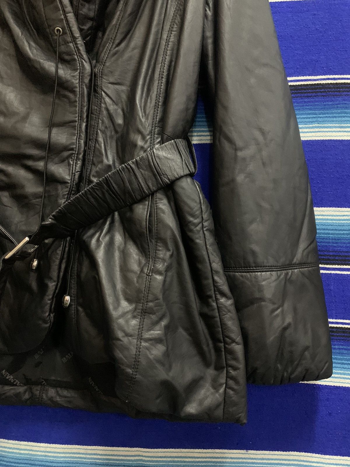 Balmain OFFERR💥 BALMAIN Leather Sheepskin Puffer Jacket With Hooded Size M / US 6-8 / IT 42-44 - 3 Thumbnail