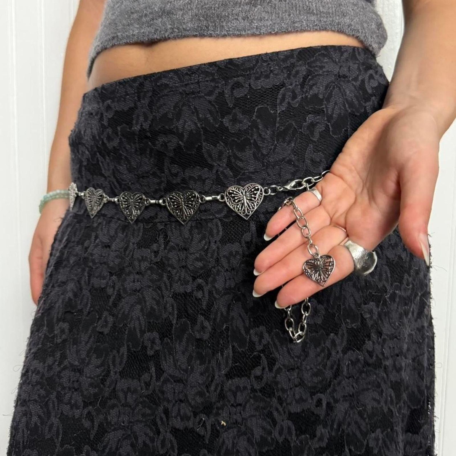 Other Cute metal hearts boho western WMNS2 Size ONE SIZE - 3 Thumbnail