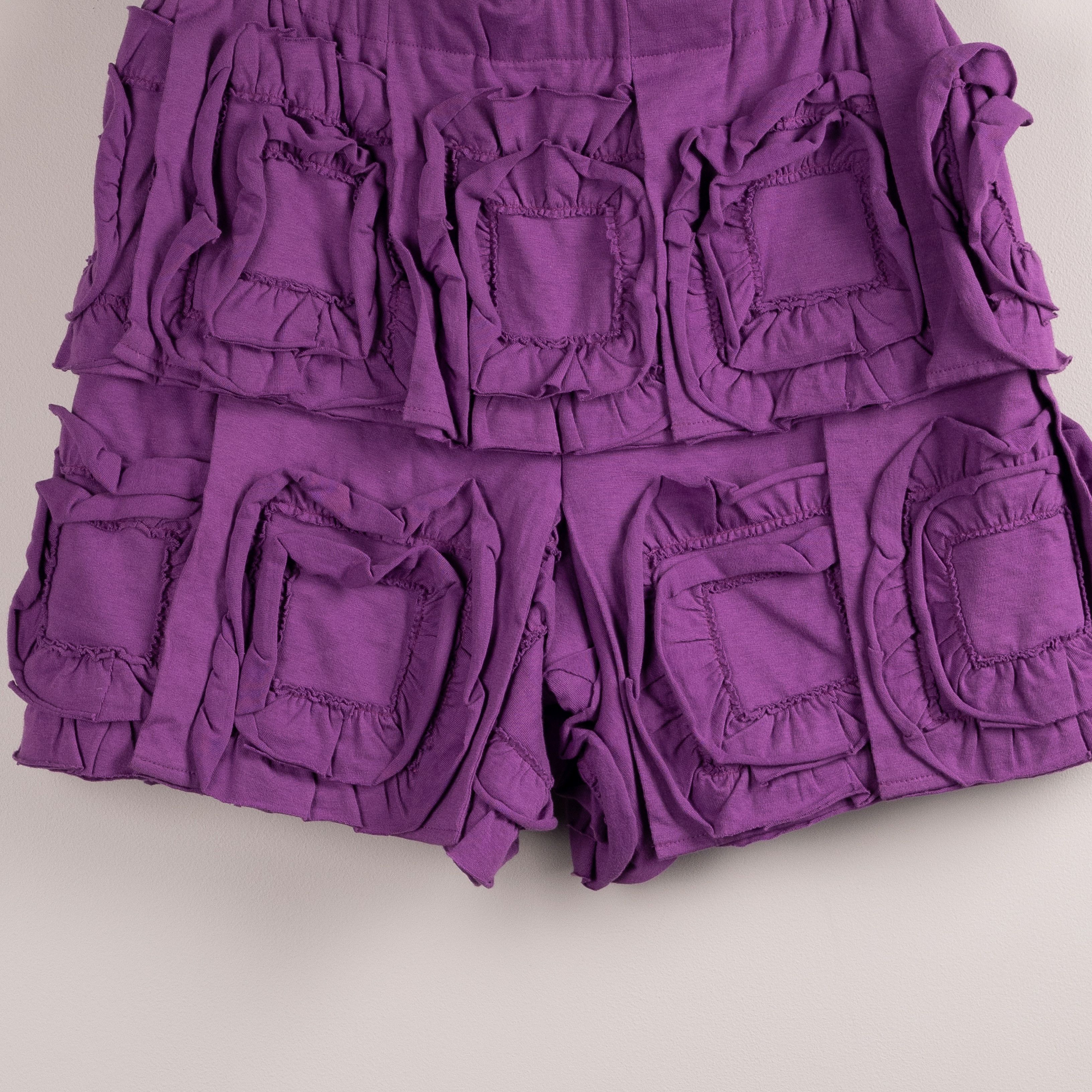 Comme des Garcons Comme Des Garçons SS08 Layered Shorts Purple Size 28" / US 6 / IT 42 - 7 Thumbnail