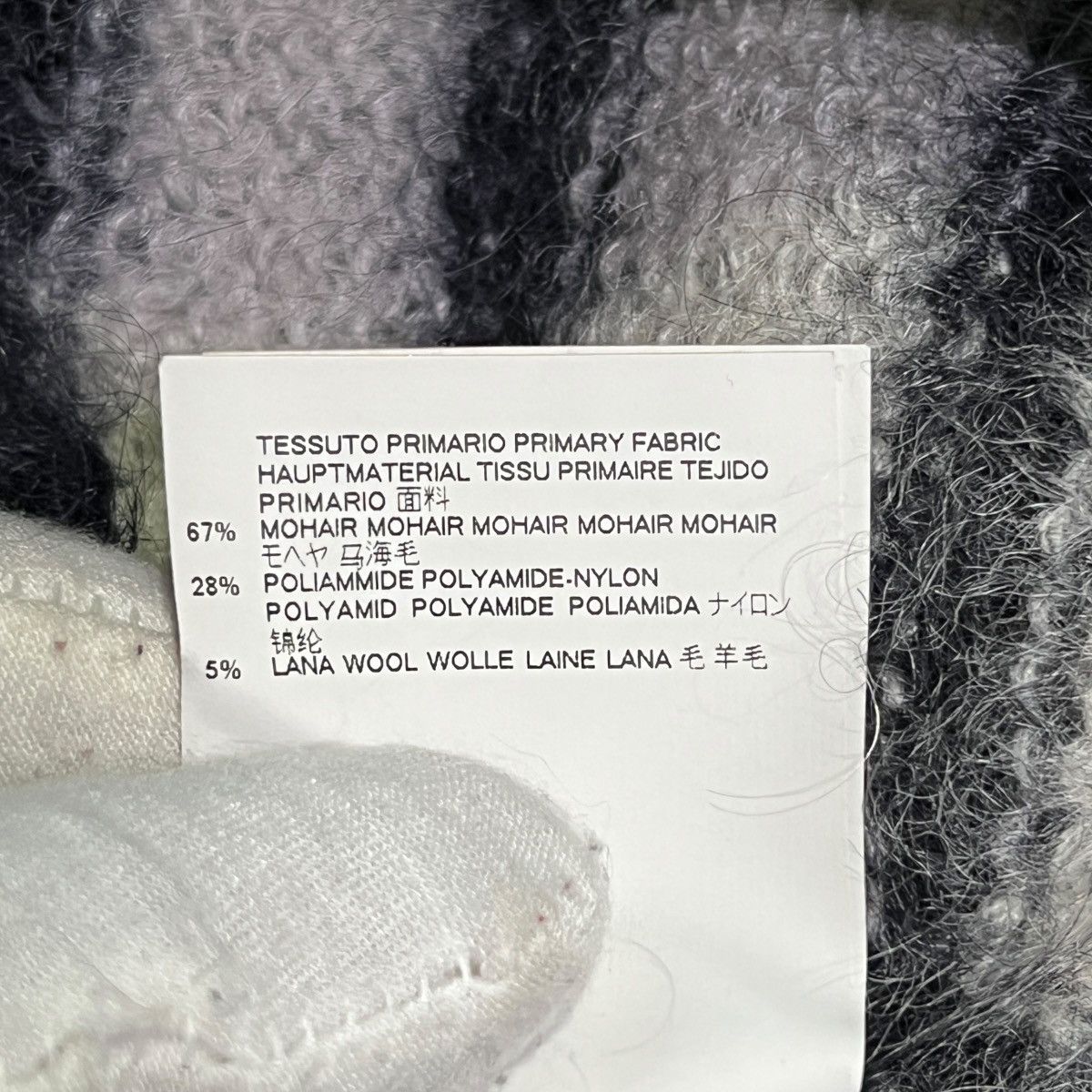 Marni MARNI 2016AW Ombre Mohair Horizontal Stripe Knit Sweater Size US L / EU 52-54 / 3 - 6 Thumbnail