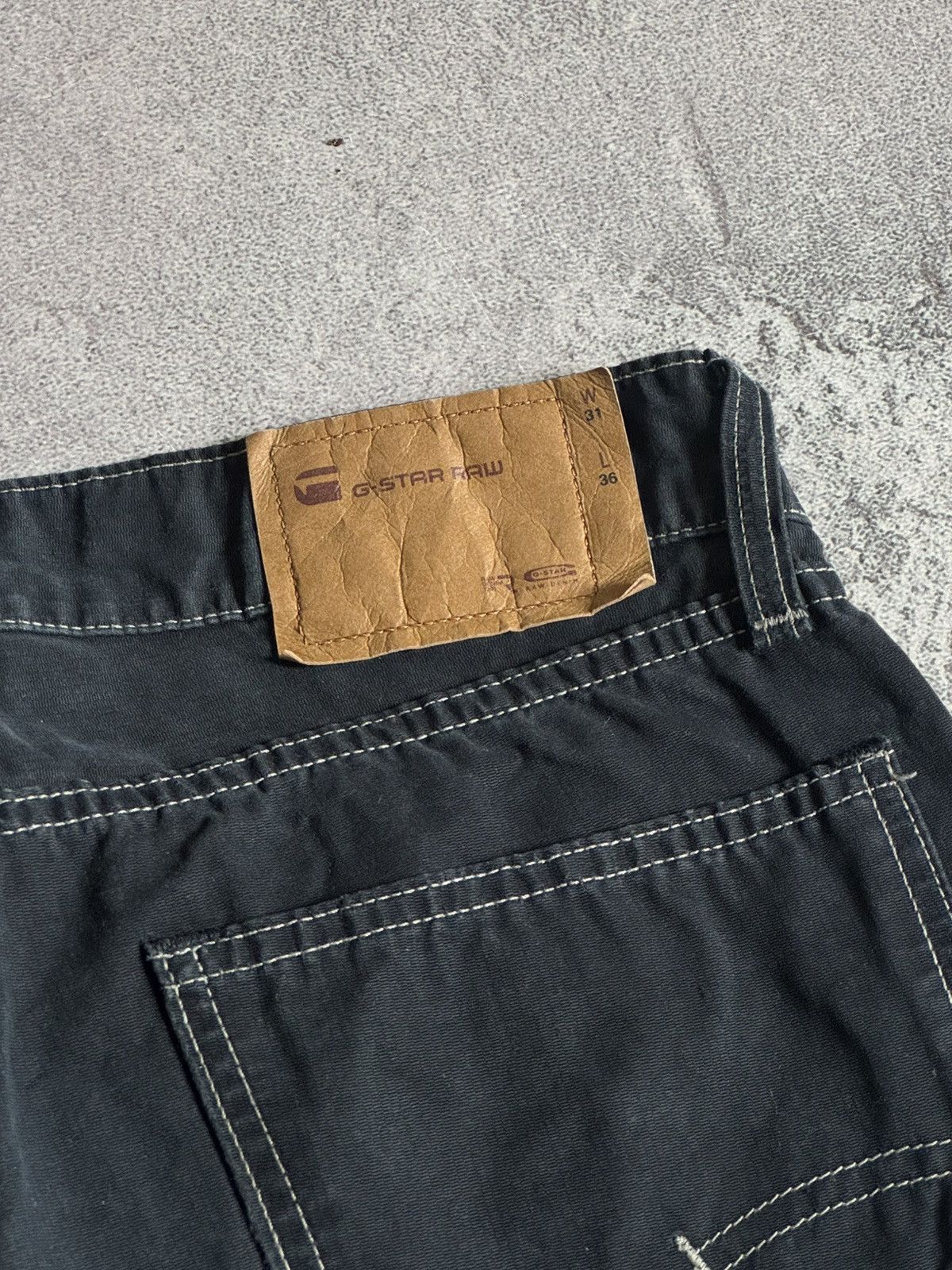 G-Star G star raw 31/36 low boot pants jeans trouser chinos y2k 90s Size US 31 - 4 Thumbnail