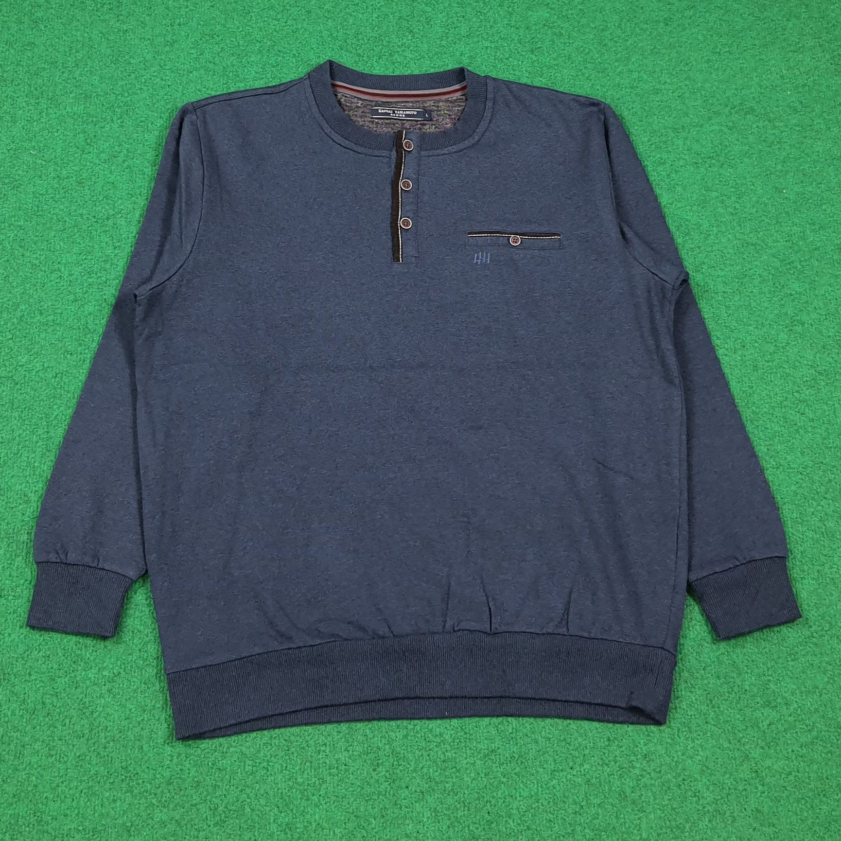 Kansai Yamamoto Kansai Yamamoto Custom Number Nine Logo Sweatshirt C278N17 Size US L / EU 52-54 / 3 - 3 Thumbnail