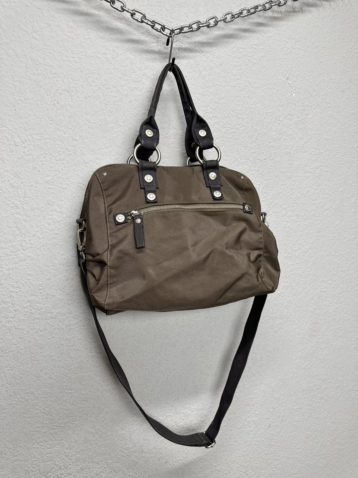 Genuine Leather Japanese GGL bag vintage Avantgarde streetwear style Size ONE SIZE - 7 Thumbnail