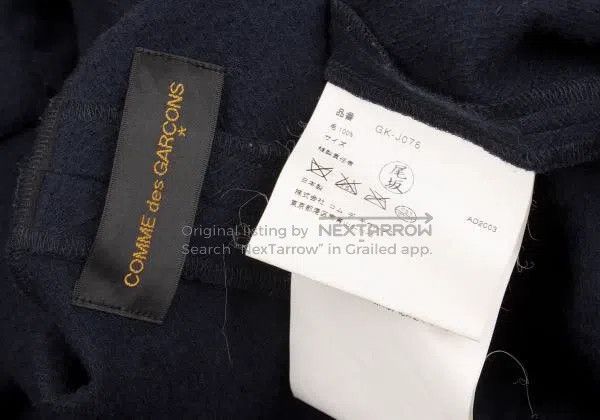 Comme des Garcons Comme des Garcons size F Navy vintage transform top Size S / US 4 / IT 40 - 9 Thumbnail